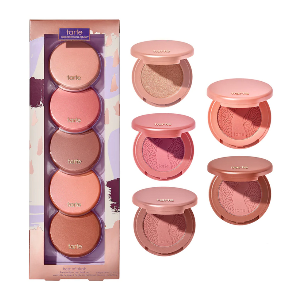 tarte Best Of Blush Mini Amazonian Clay Cheek Set Holiday Makeup