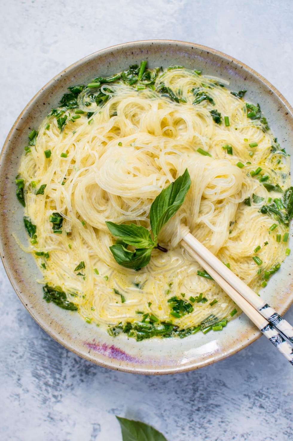 Thai Green Curry Soup with Vermicelli vegan soup recipes