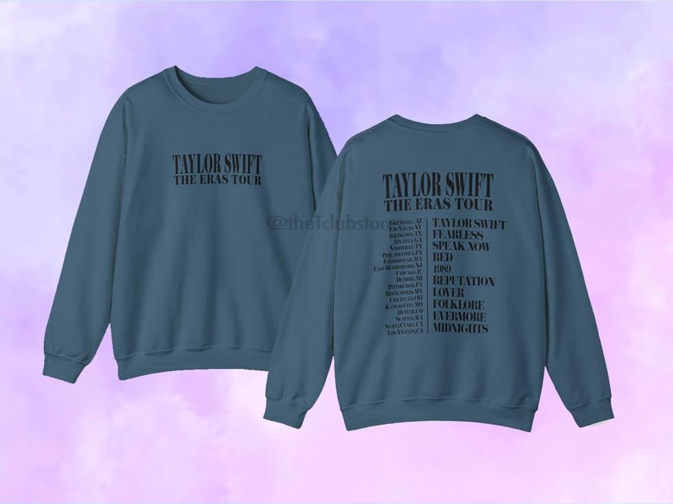 The Eras Tour Blue Crewneck Sweatshirt