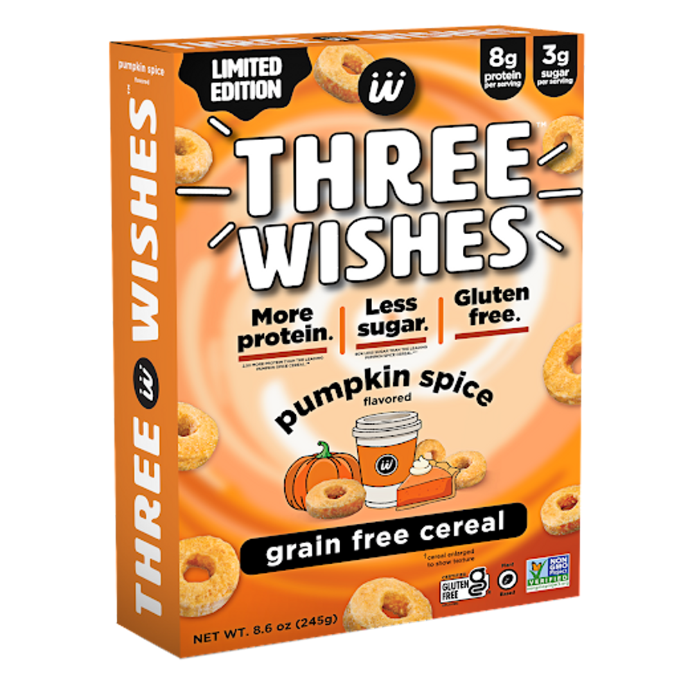 Three Wishes Pumpkin Spice Cereal