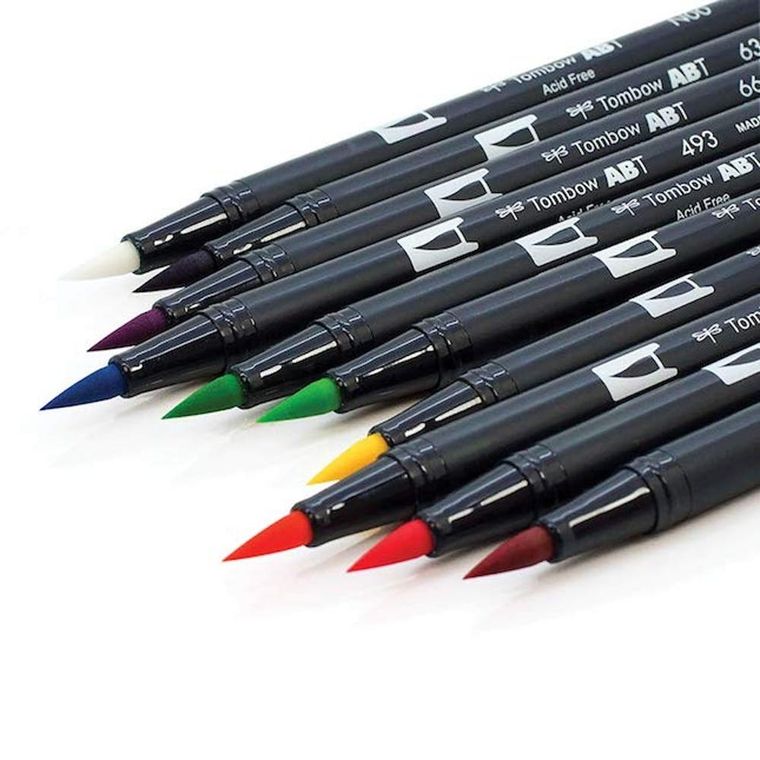 Tombow Dual Brush Pens- Nineties Set of 10