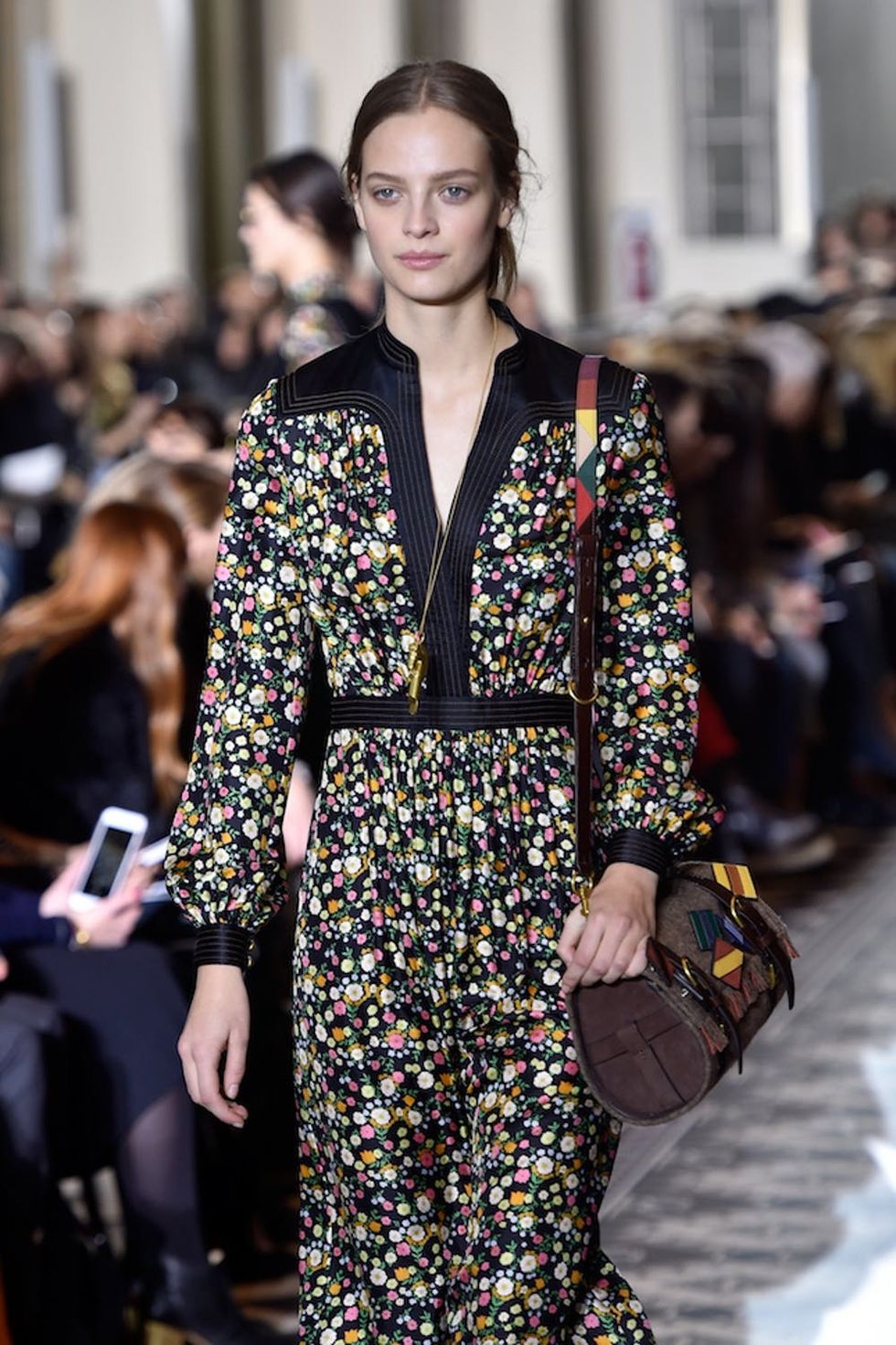 Tory Burch’s Dreamy Dark Floral Maxi + More Must-See NYFW Snaps! - Brit ...