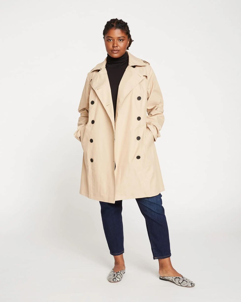 trench coat ivory