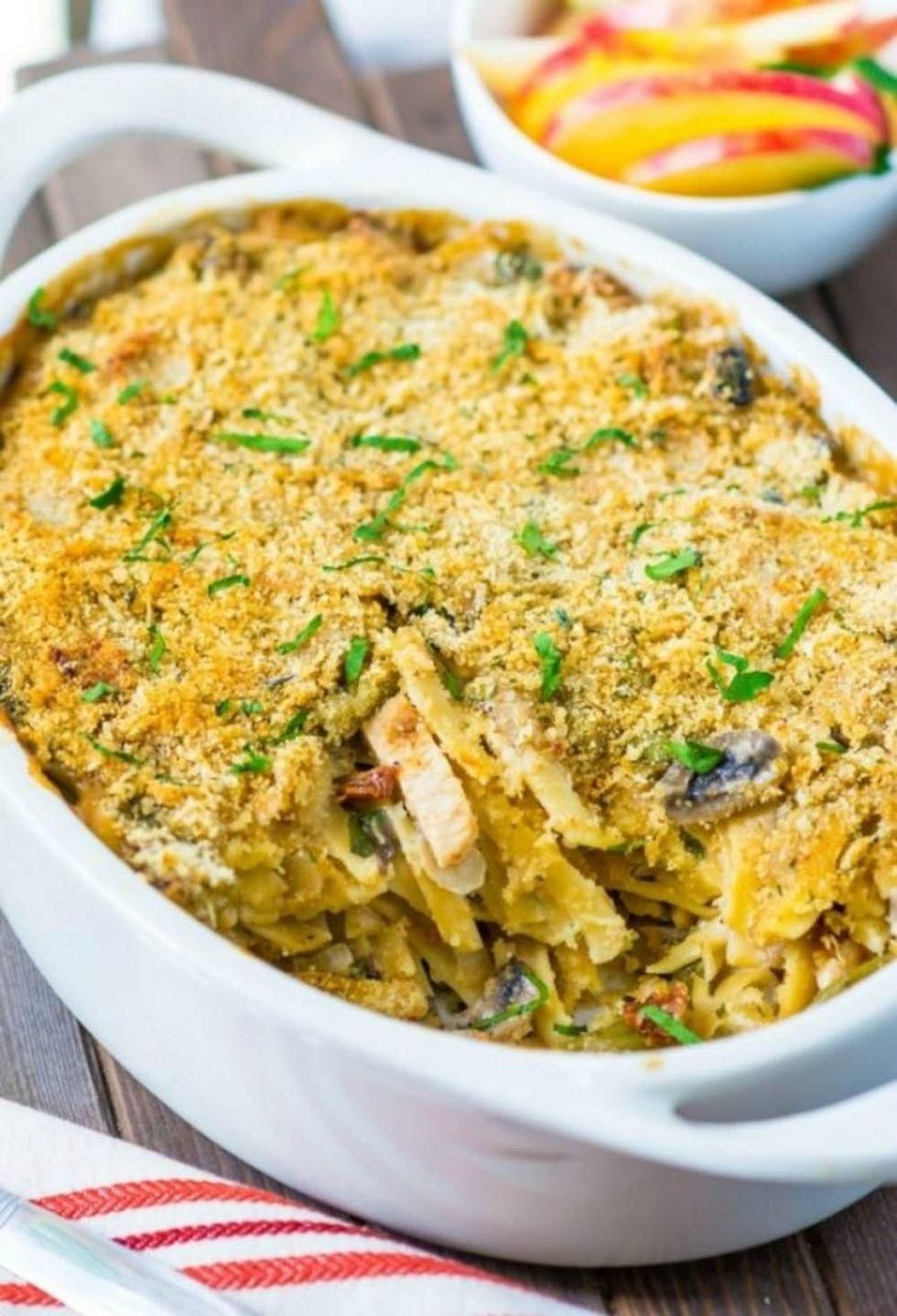 Turkey Tetrazzini With Mushrooms