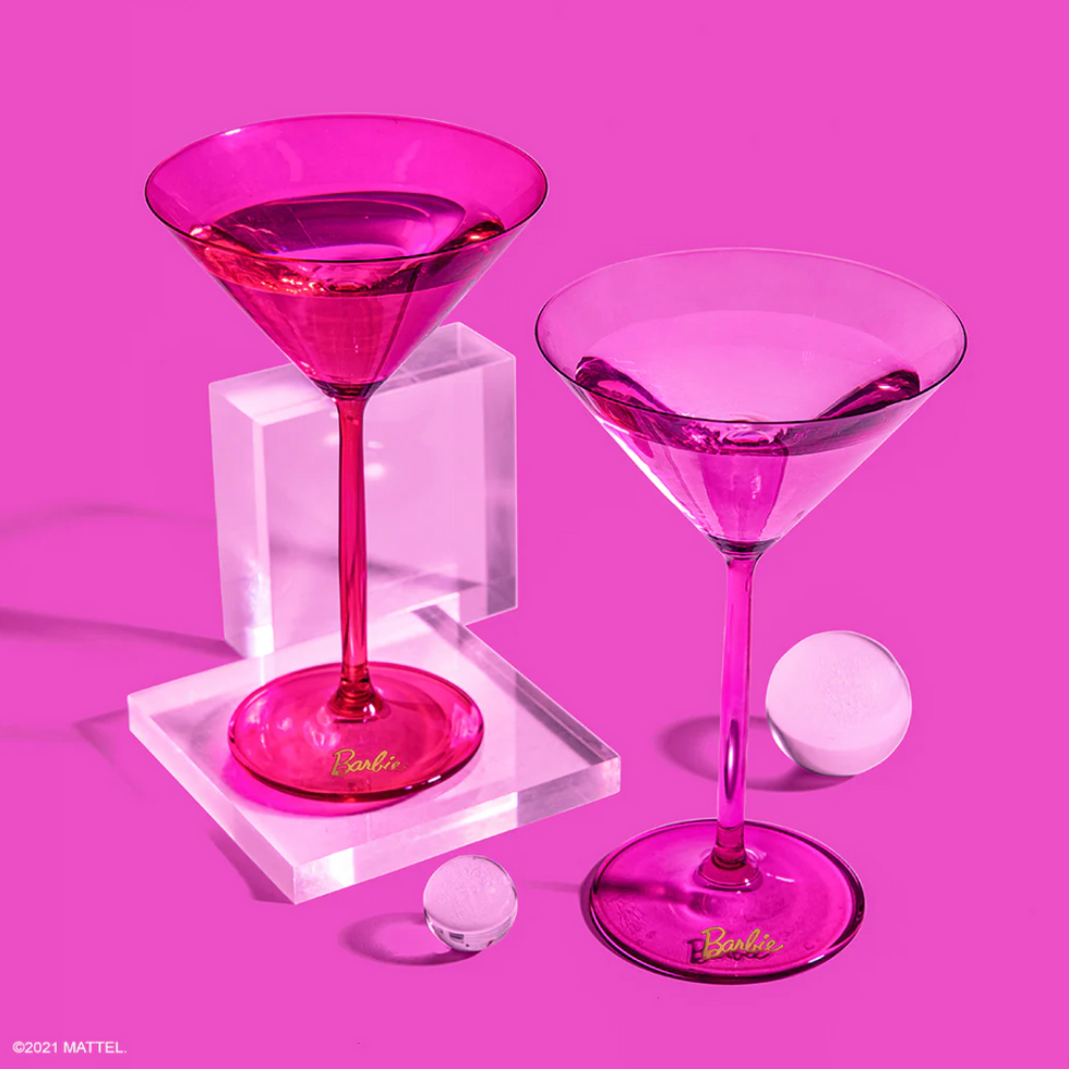 \u200bBarbie x Dragon Glassware Martini Glasses