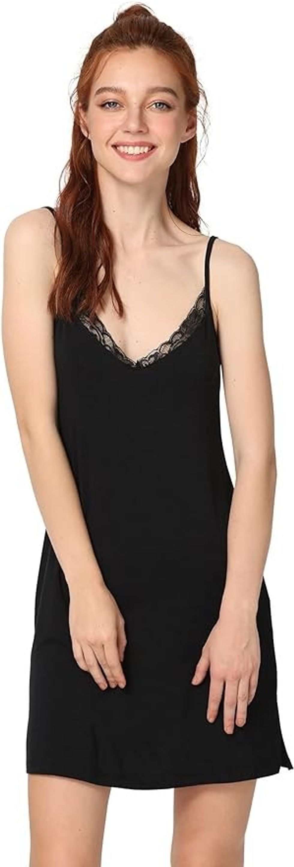 \u200bBlack Slip Dress