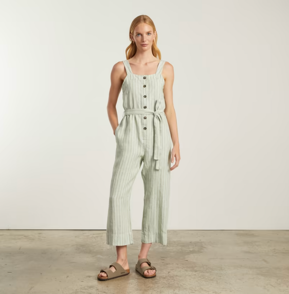 \u200bEverlane The Linen Picnic Jumpsuit