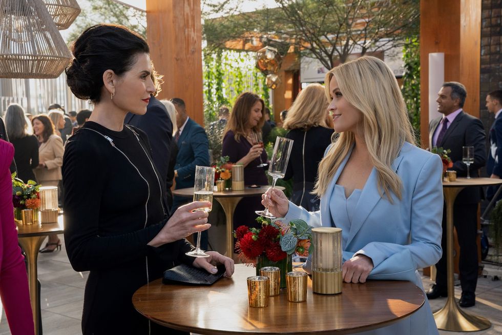 \u200bJulianna Margulies and Reese Witherspoon the morning show season 3