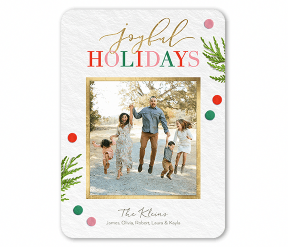 \u200bShutterfly Whimsical Sentiments Holiday Card