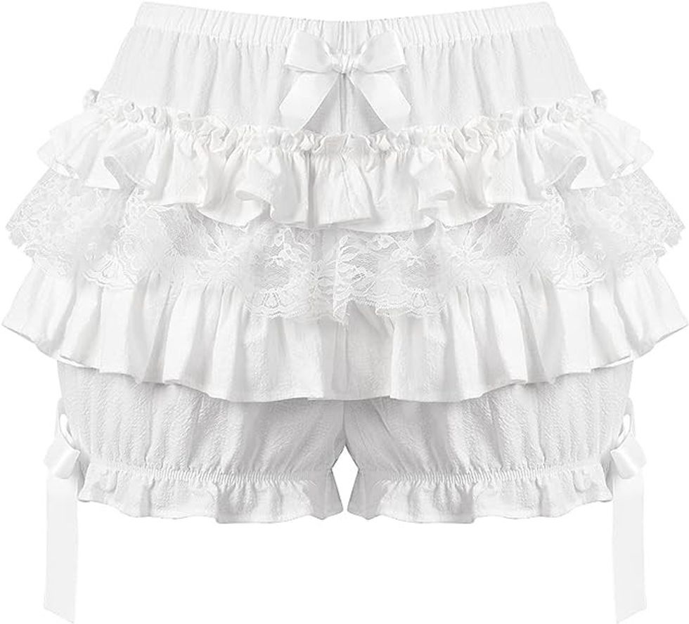 \u200bWhite Tiered Bloomers