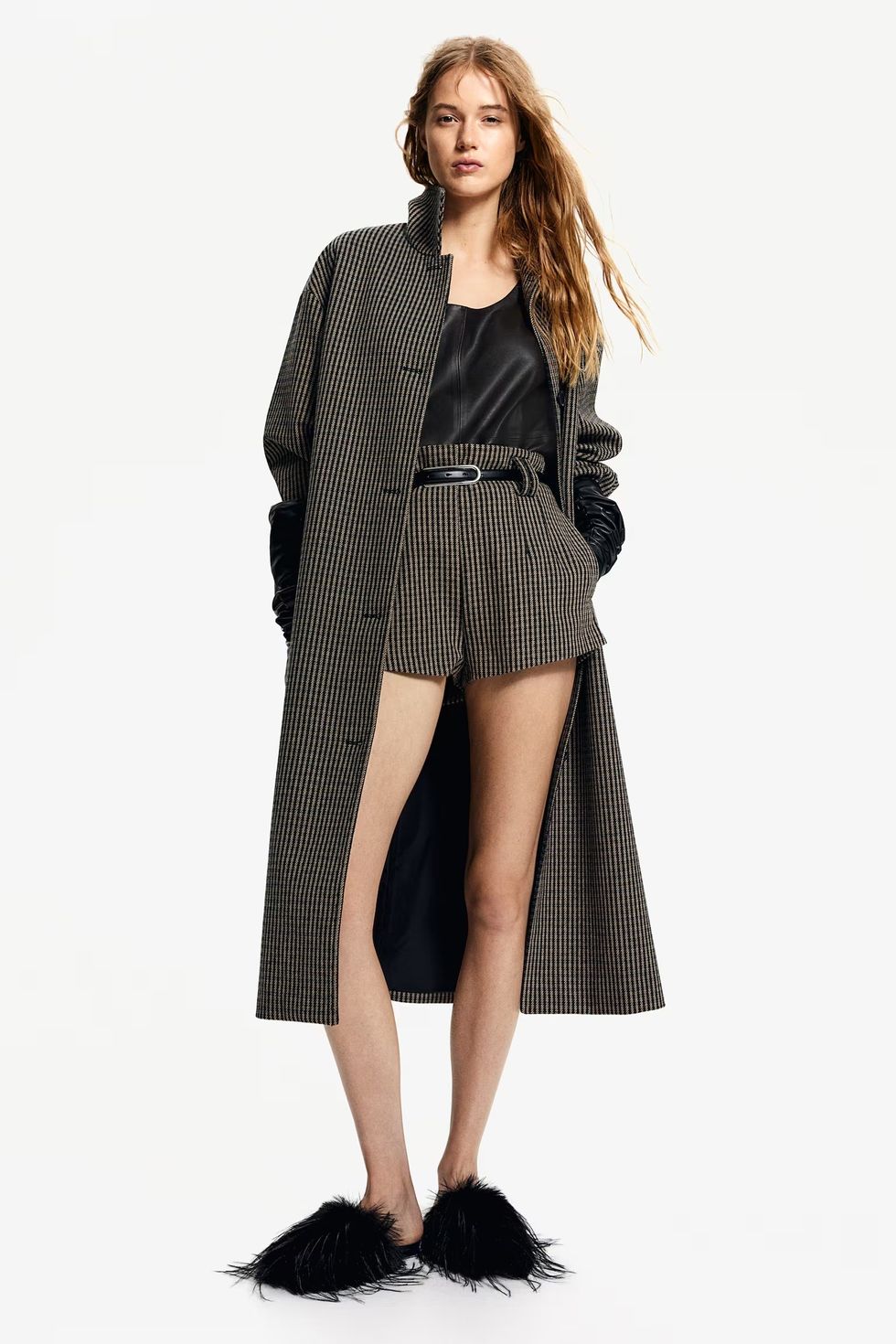 \u200bWool-Blend Maxi Coat