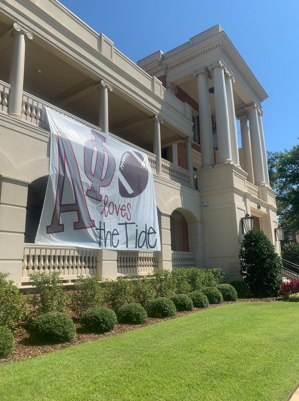 University of Alabama Alpha Phi sorority house