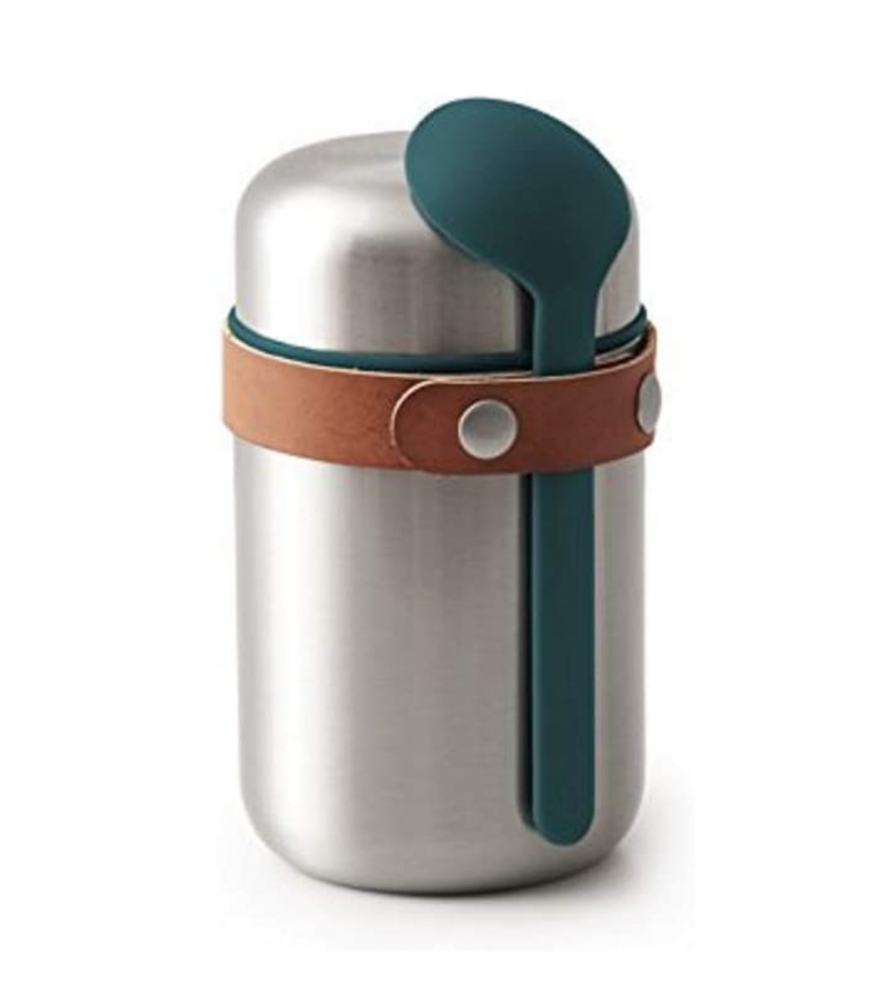 vacuum food flask with spoon