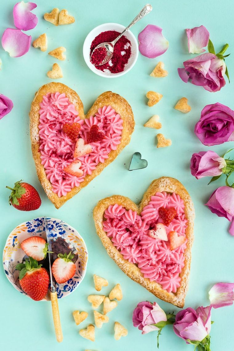 Surprise Your Valentine With the Sweetest Heart-Shaped Rose Tart Recipe! -  Brit + Co