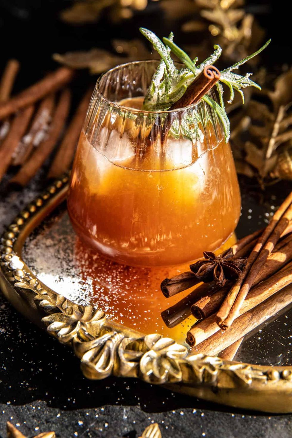 Vanilla Cinnamon Maple Whiskey Sour holiday mocktails for 2022