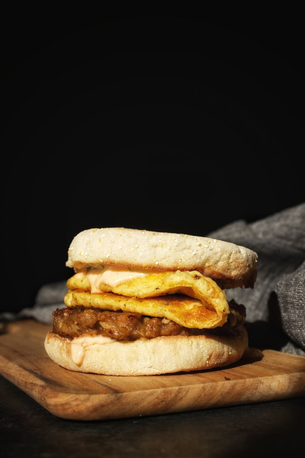 Vegan Asian Fusion Breakfast Sandwiches