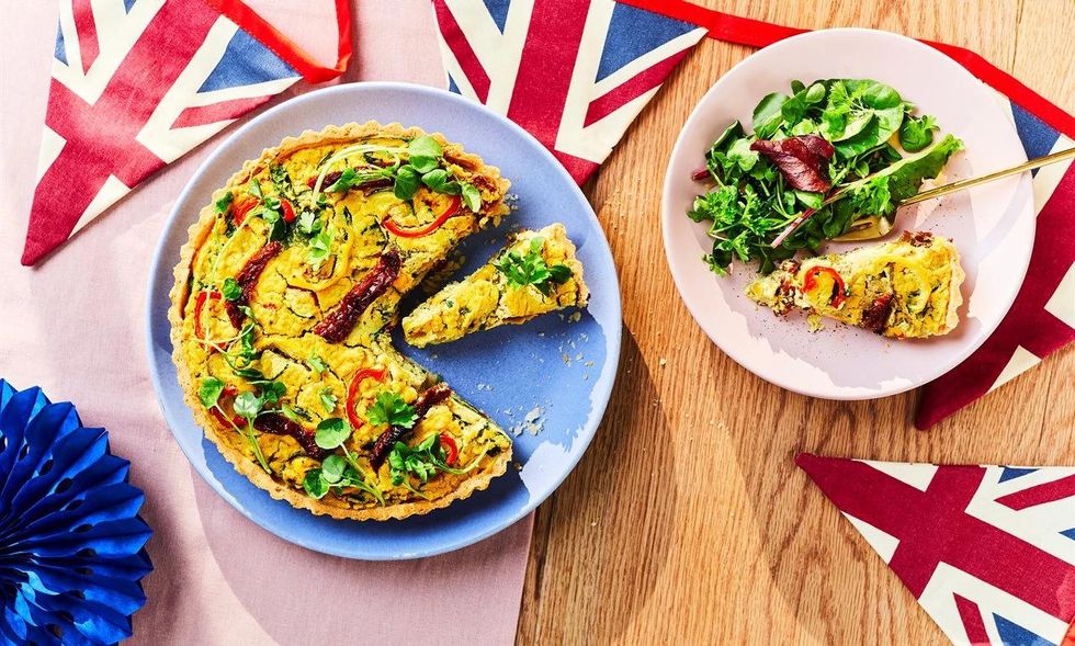 Vegan Quiche Platinum Jubilee