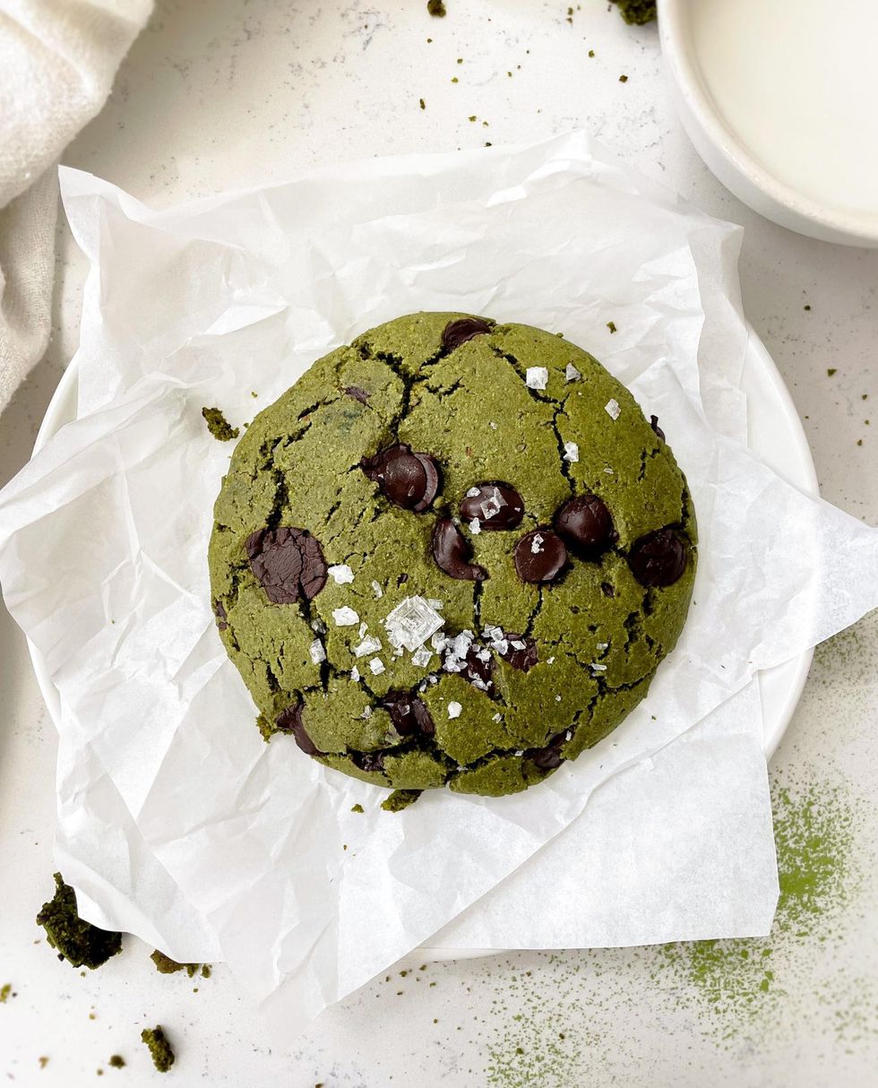 Vegan Single-Serve Matcha Cookie how to make matcha lattes