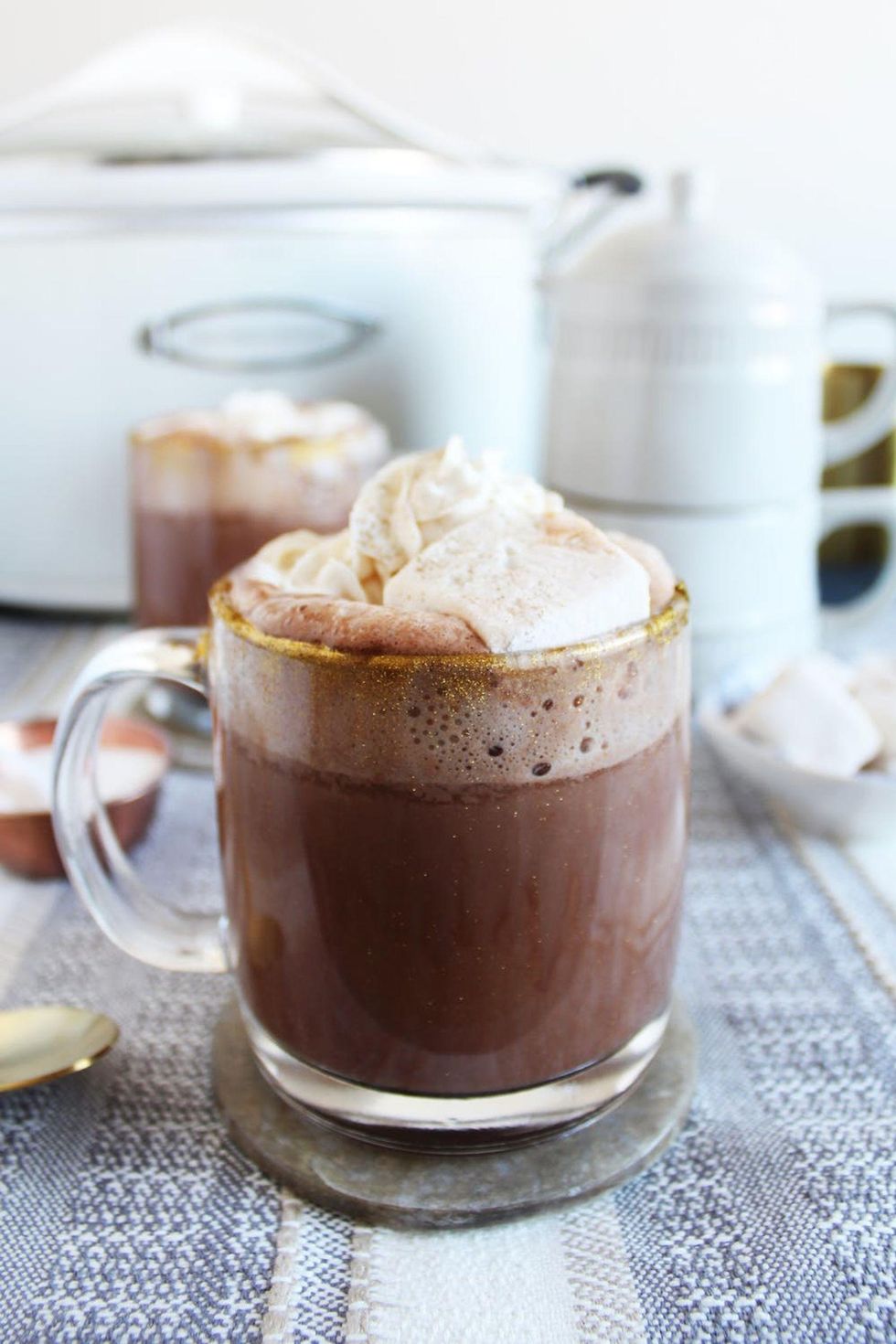 Vegan Slow Cooker Hot Cocoa