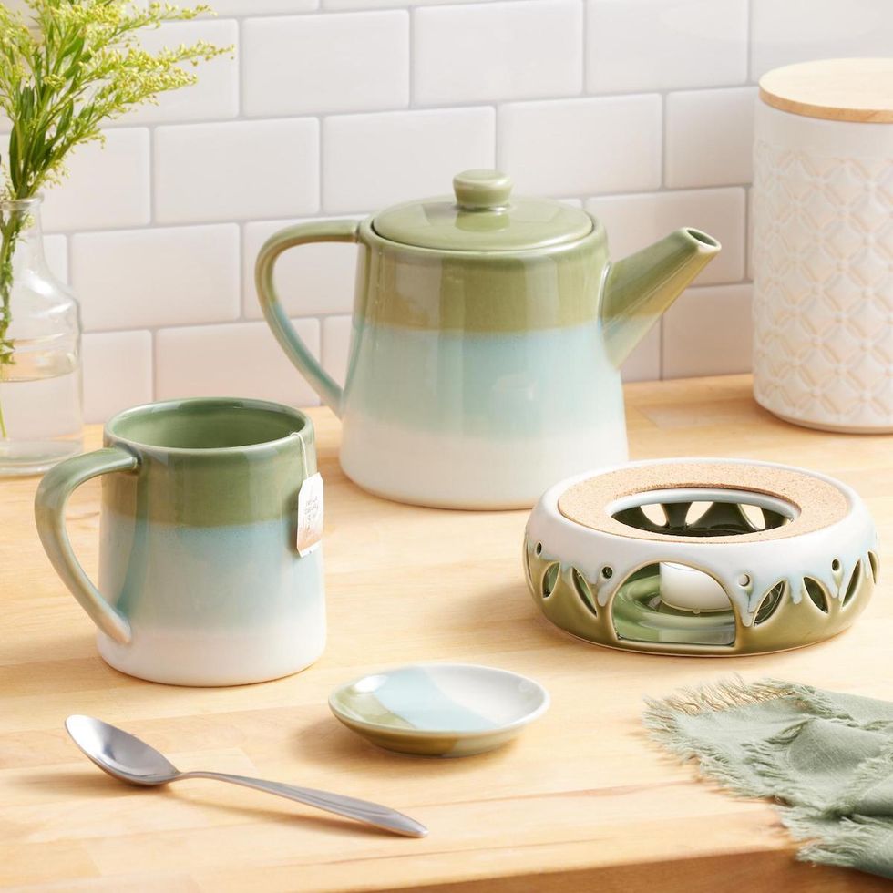 Verbena Blue And Green Reactive Glaze Kitchenware Collection