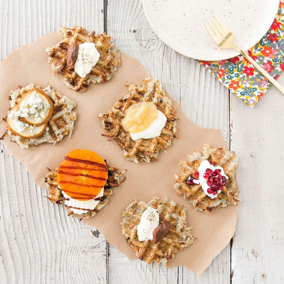 Waffle Iron Latkes