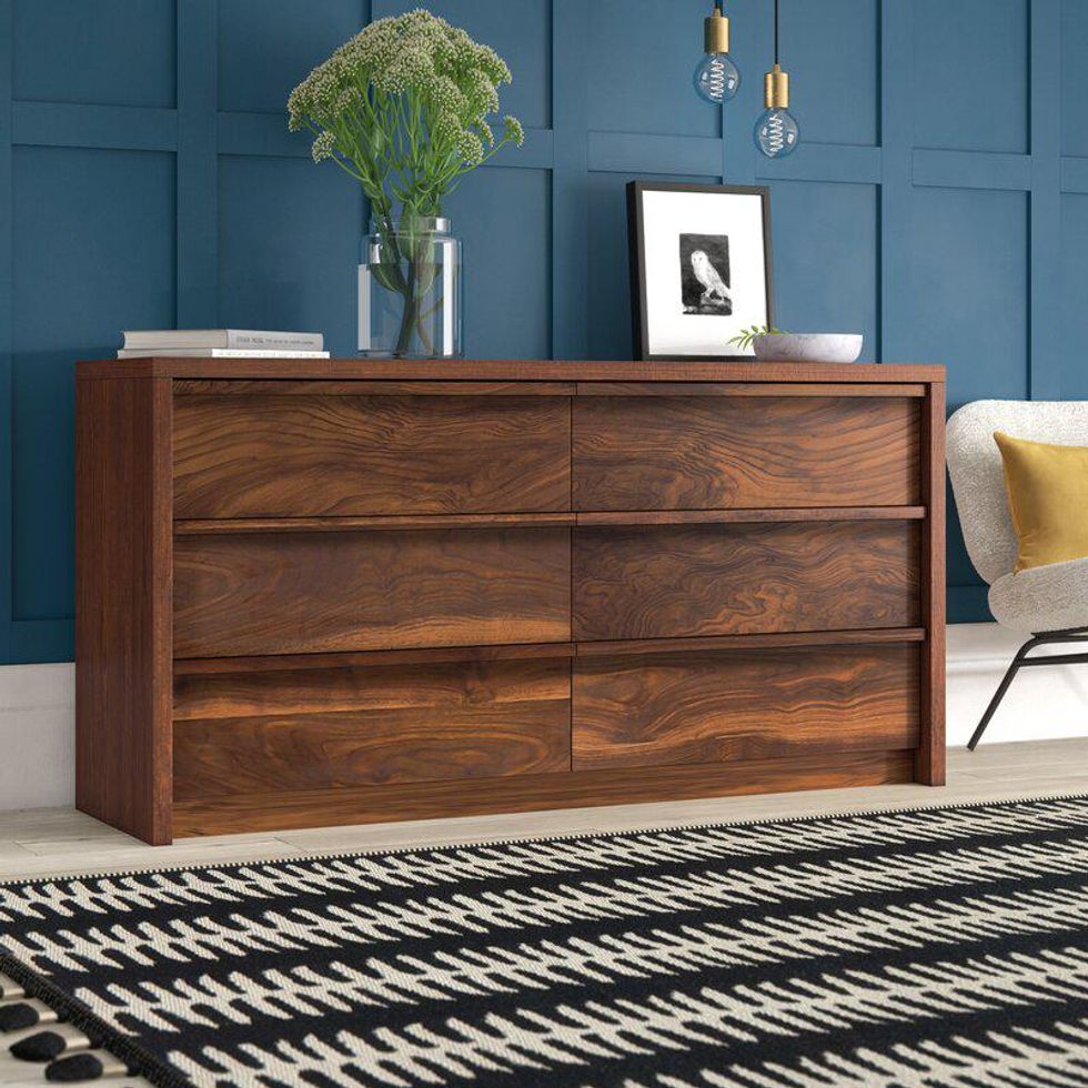 walnut dresser