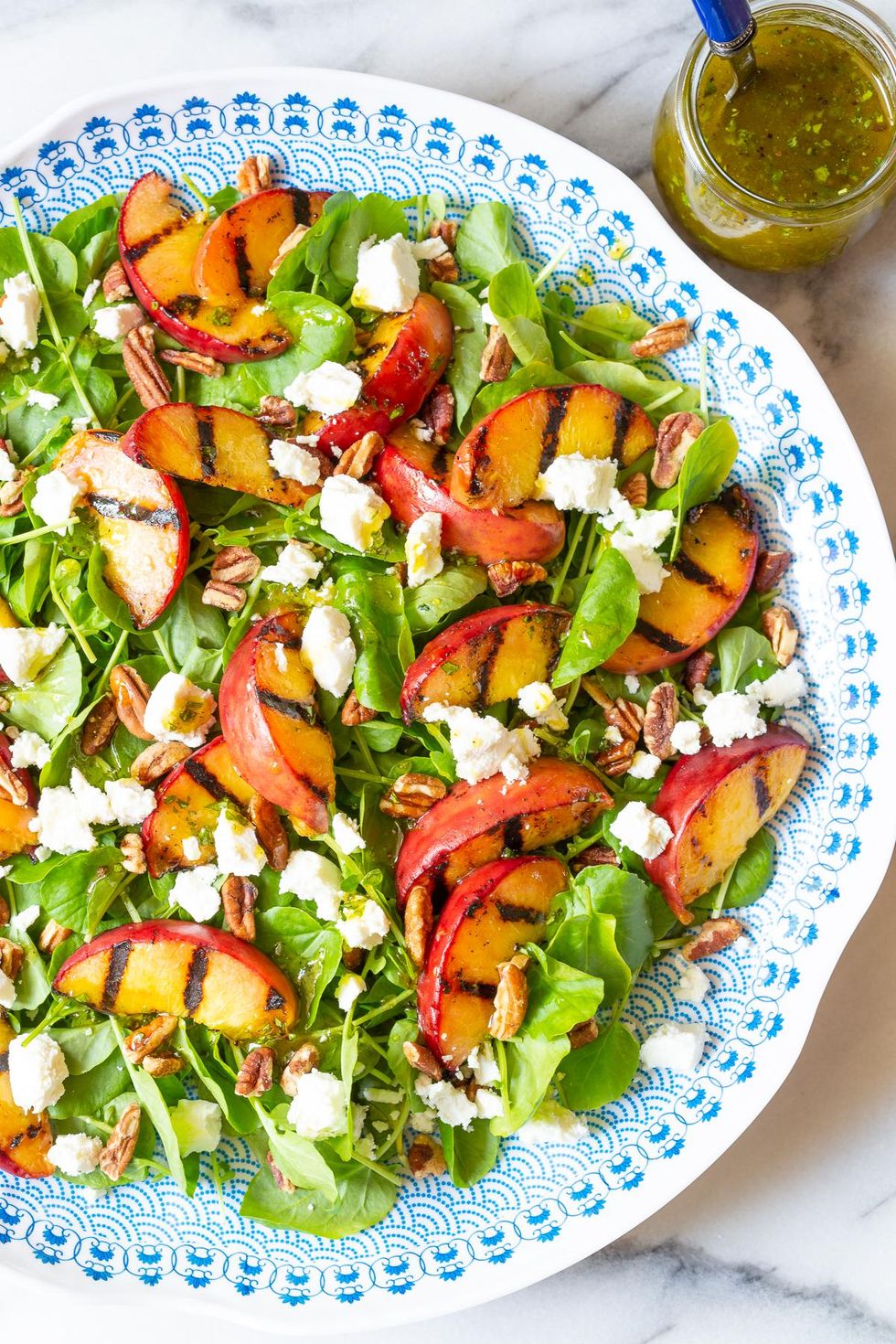 Watercress Salad Recipe with Grilled Peaches summer recipes