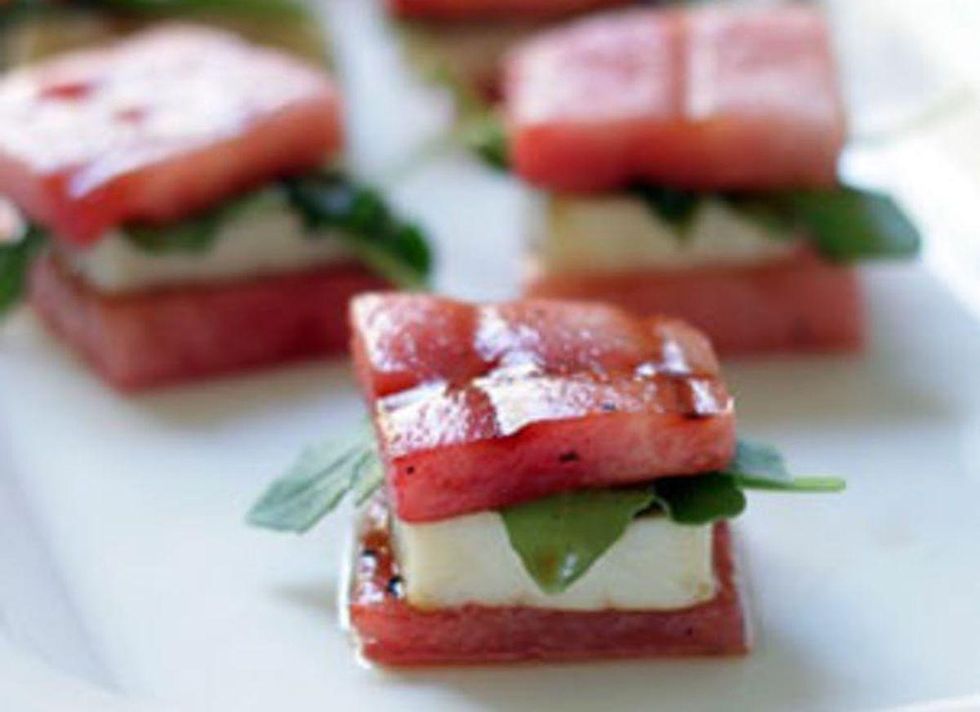 Watermelon Grilled Cheese Bites