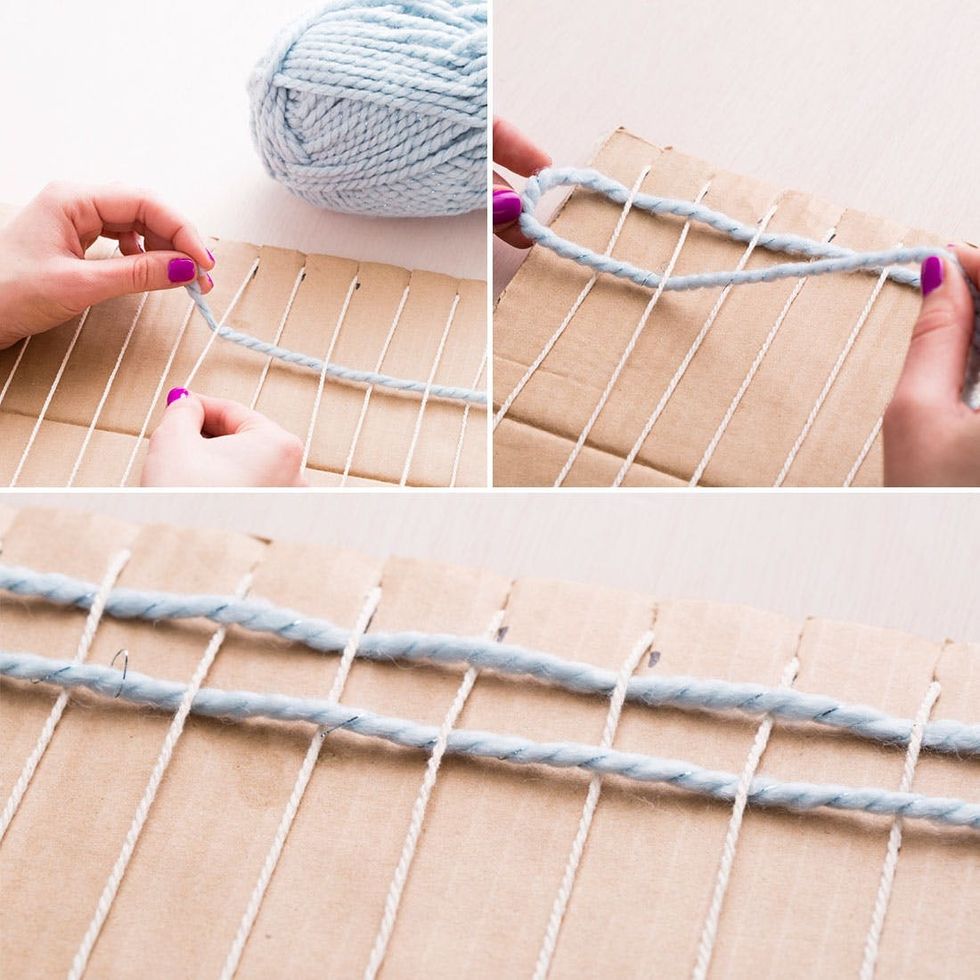 How to DIY Woven Wool Art for Under $100 - Brit + Co