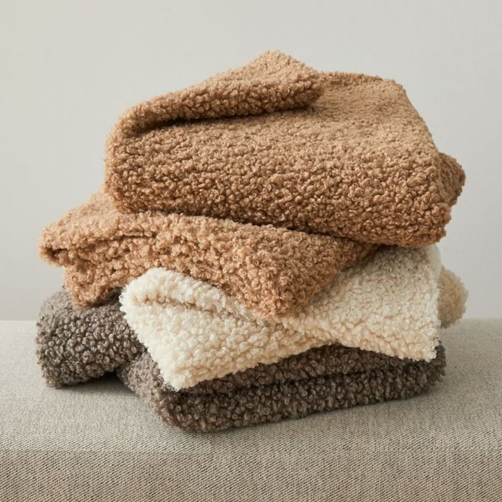 West Elm Faux Shearling