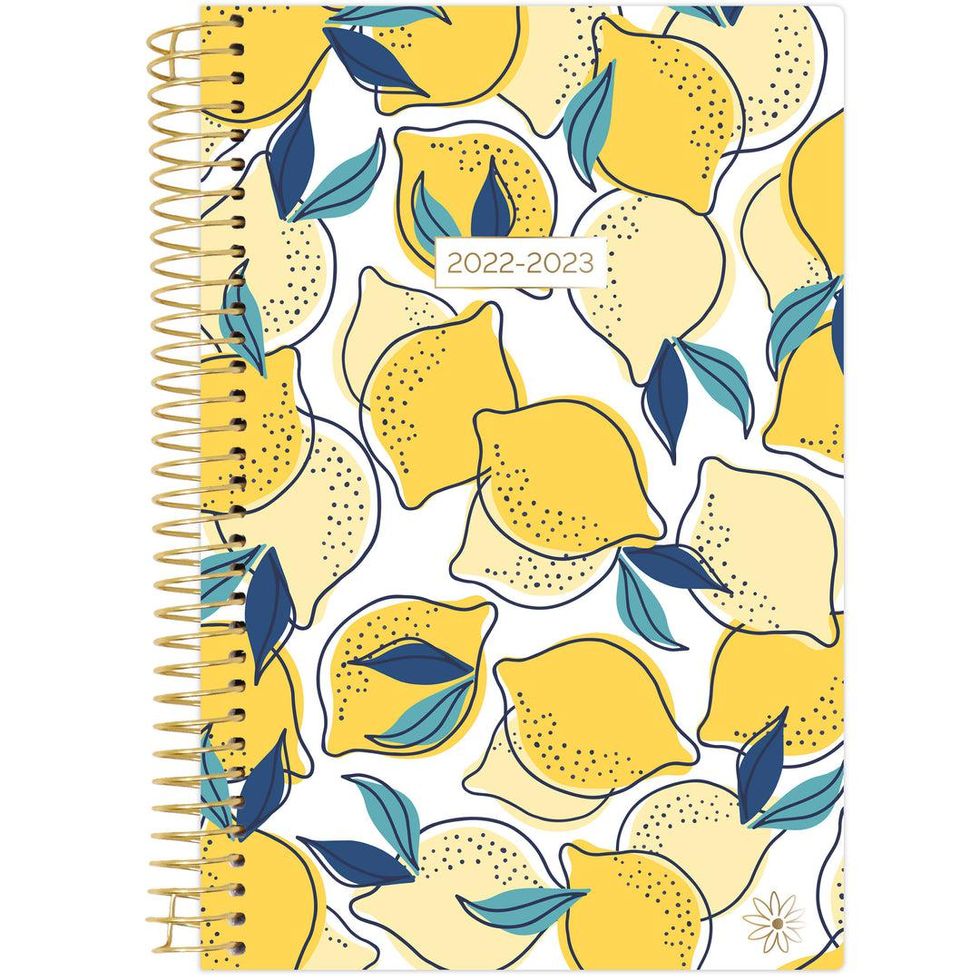 White Lemons Soft Cover Daily Planner & Calendar