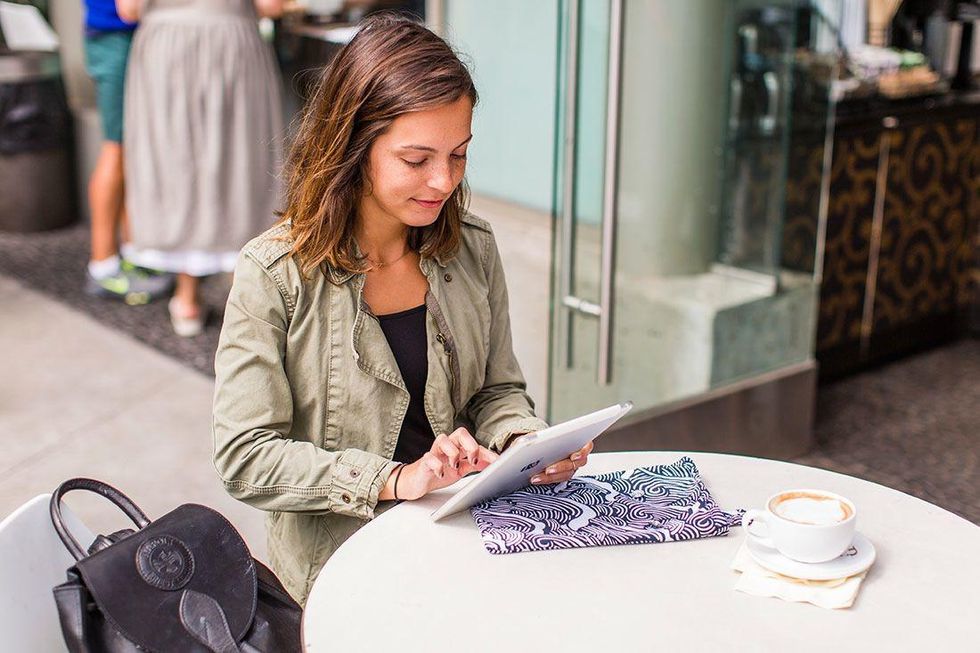 woman blocking off time for work life balance