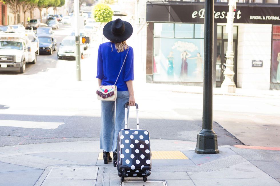 woman traveling