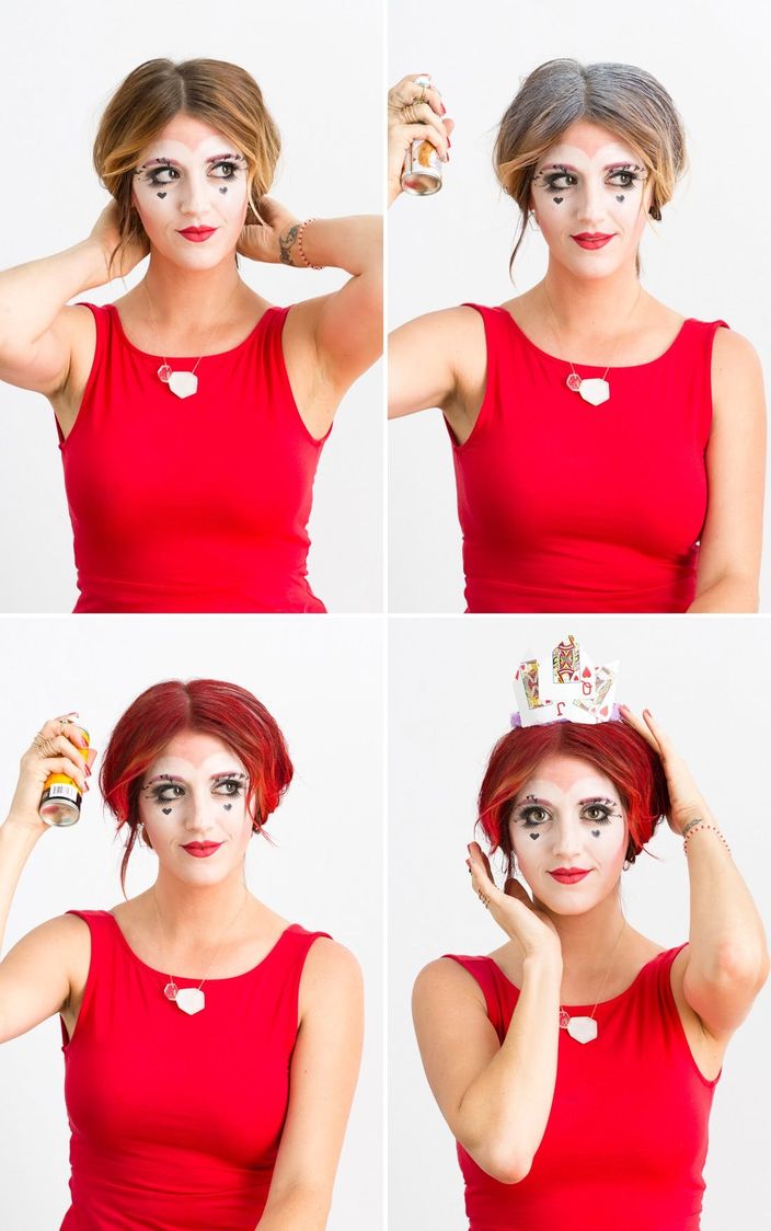 Diy Your Own Queen Of Hearts Makeup And Costume Brit Co Brit Co