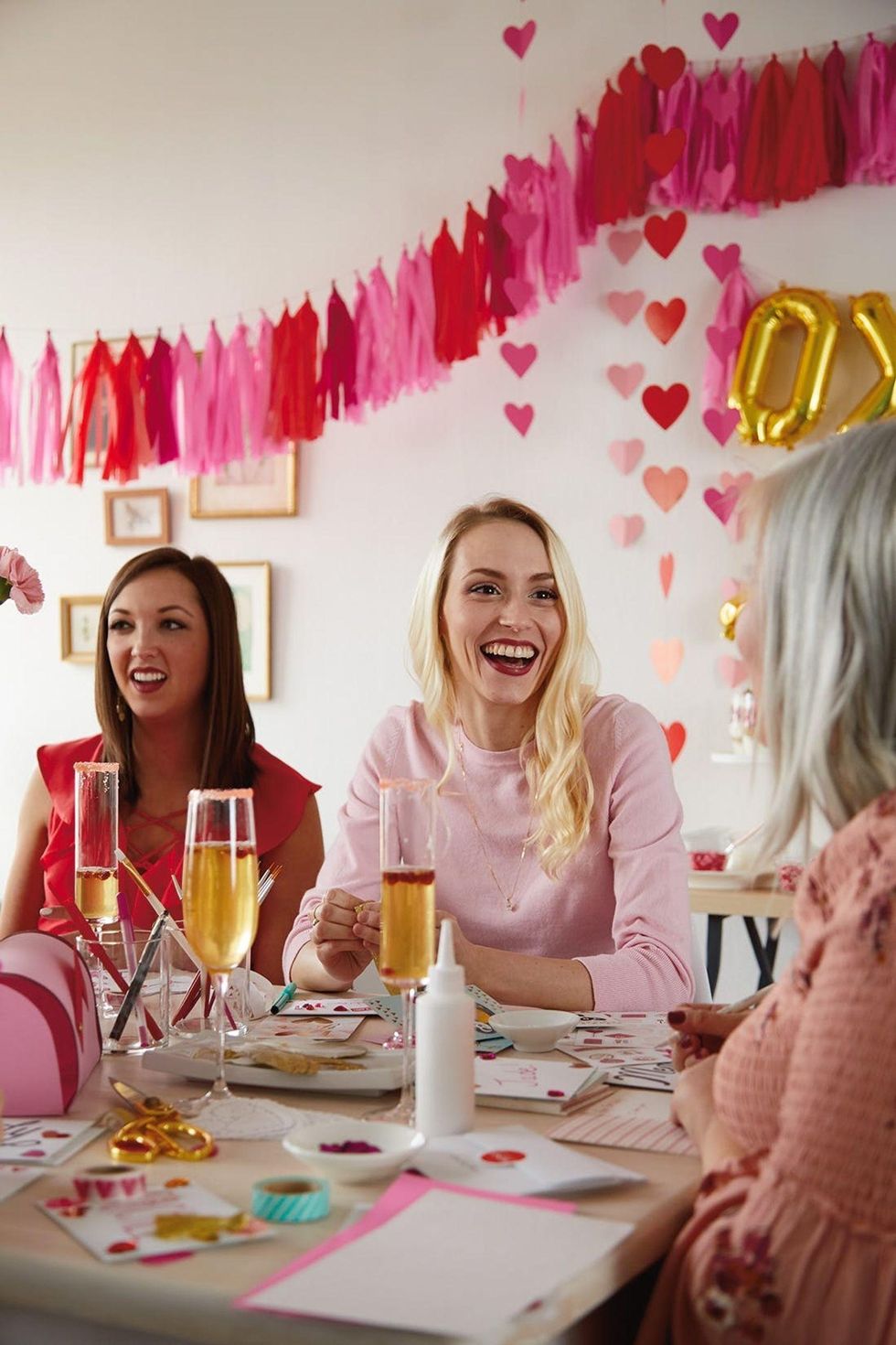 women sharing a brunch together