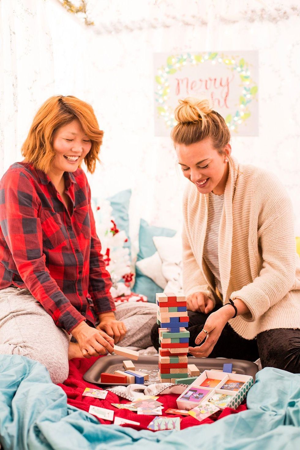 women spending holidays together