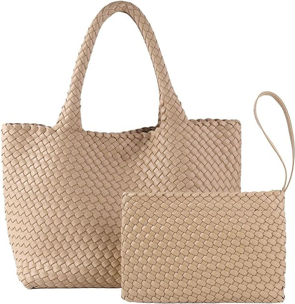 Woven tote bag