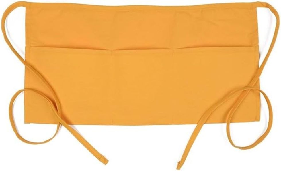 Yellow Pocket Waist Apron