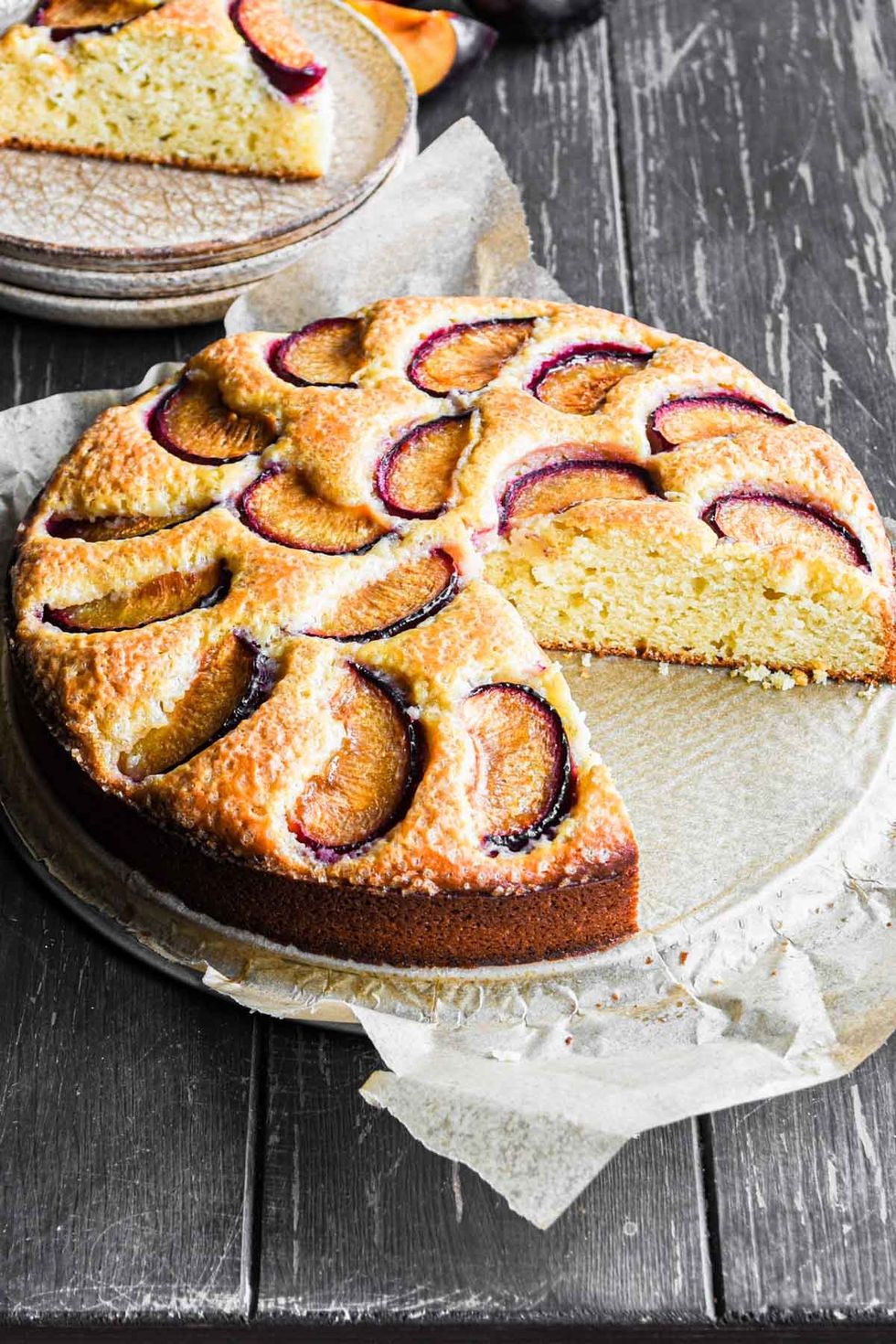 Yogurt Plum Cake