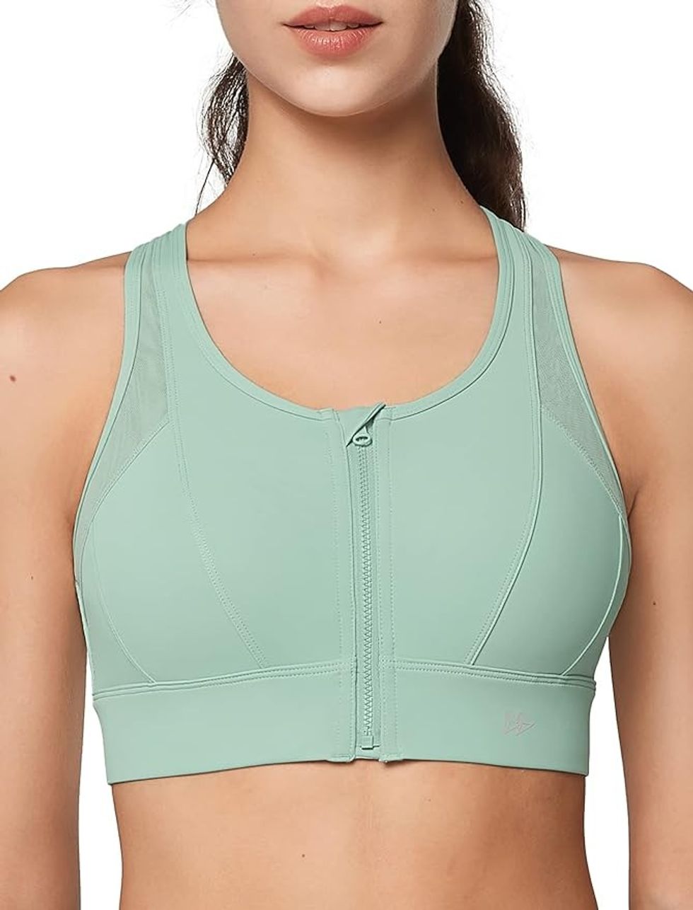 Yvette High Impact Zip Front Sports Bra