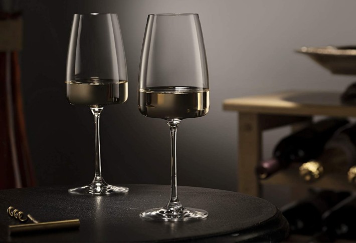 Muse Modern White Wine Glass + Reviews