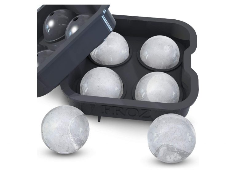 Slow Melting Ice 2 Hole Round Mold Sphere Shape Ice Ball Mold Make