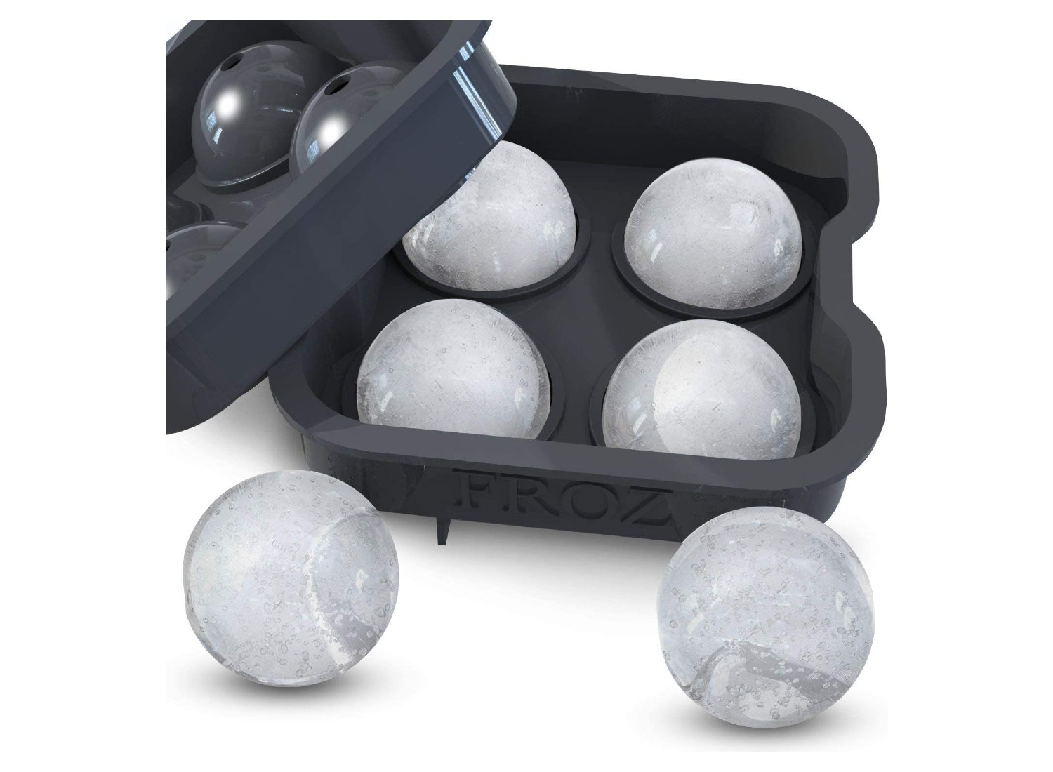 Handy Gourmet Ice Ball Tray - Slow, Long Lasting Melt - TEAL - Large I