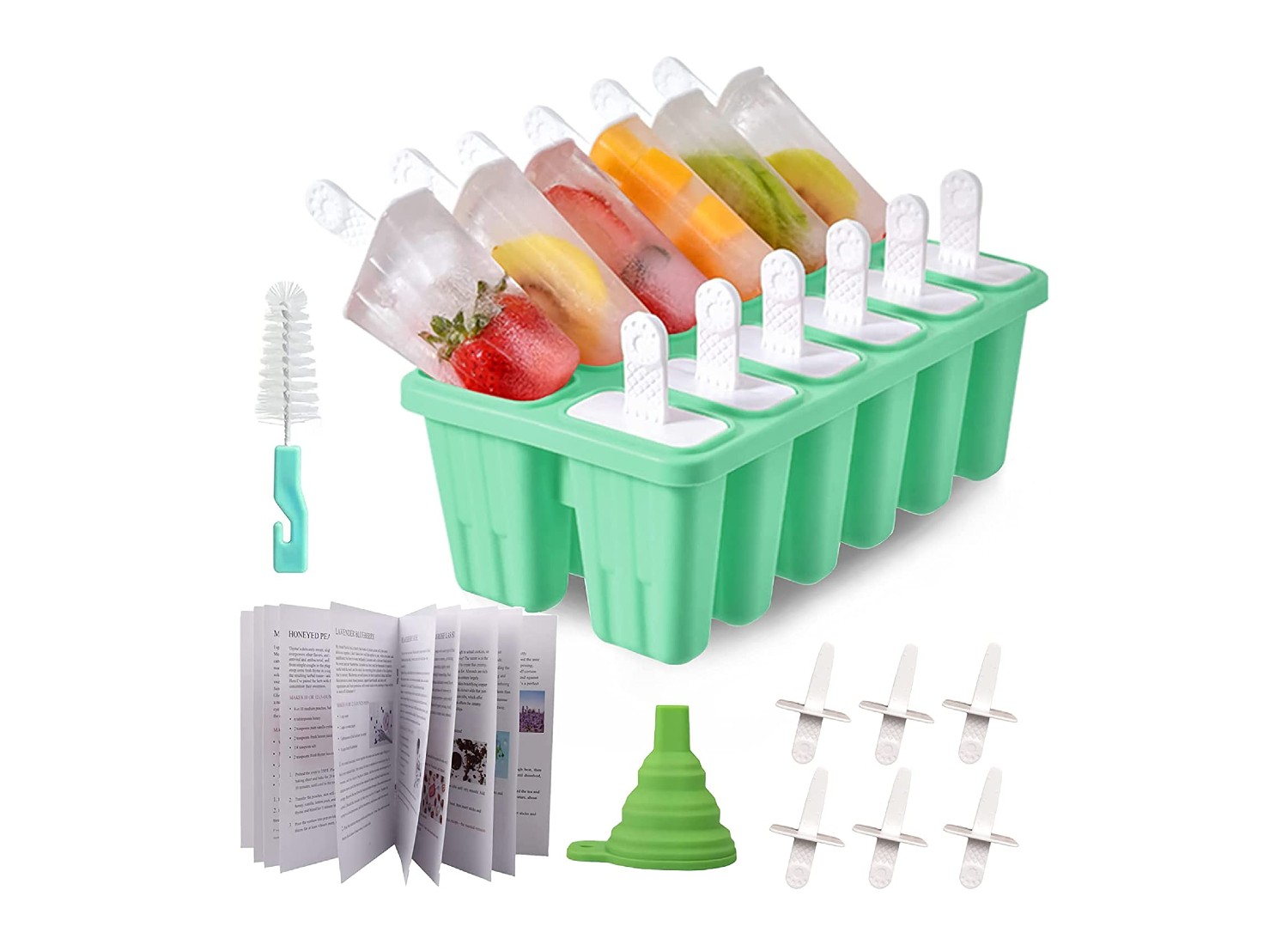 Stainless Steel Popsicle Molds With Sticks. Easy Popsicle Mold Set For  Kids. 6 Bpa Free Popsicle Molds + Holder, Leak Proof Silicone Seal, And  Popsicl