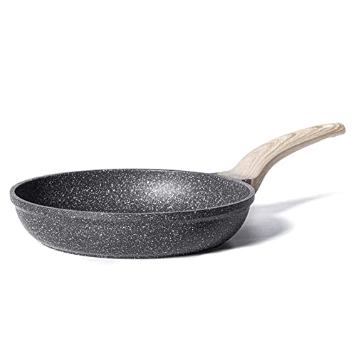 ESLITE LIFE 8 Inch Nonstick Skillet Frying Pan Egg Omelette Pan, Healthy  Granite Coating Cookware Compatible with All Stovetops (Gas, Electric 