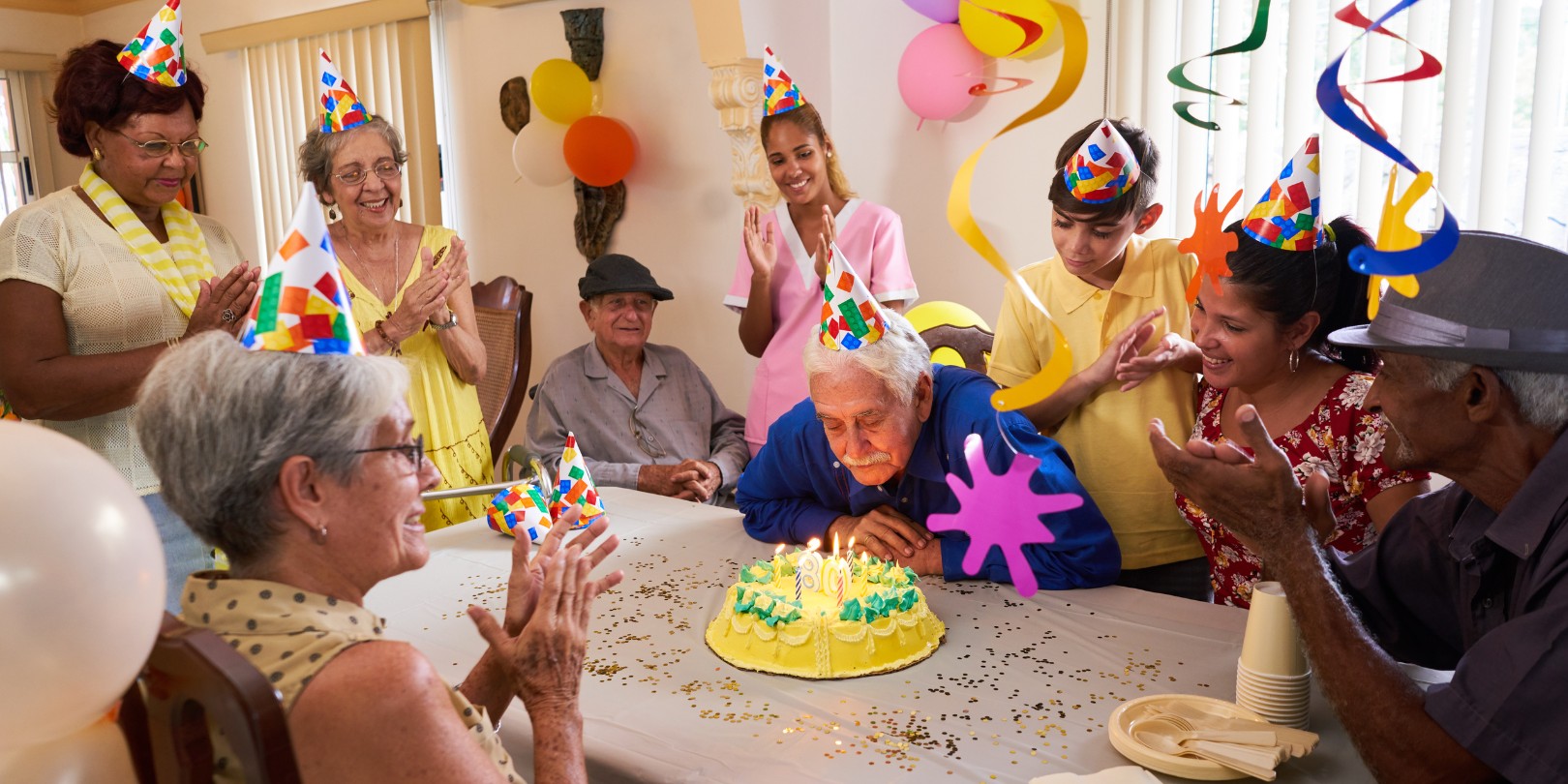 people at retirement party