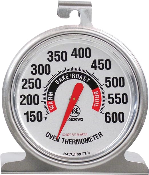 Thermometer Oven Temperature Control Stainless Steel Grill Baking
