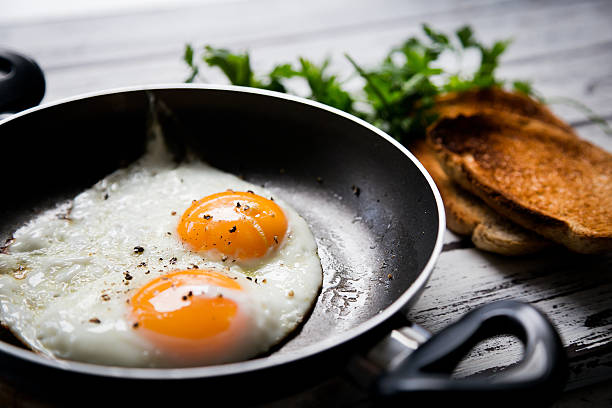MyLifeUNIT Egg Frying Pan, 4-Cup Egg Pan Nonstick, Fried Egg Pan